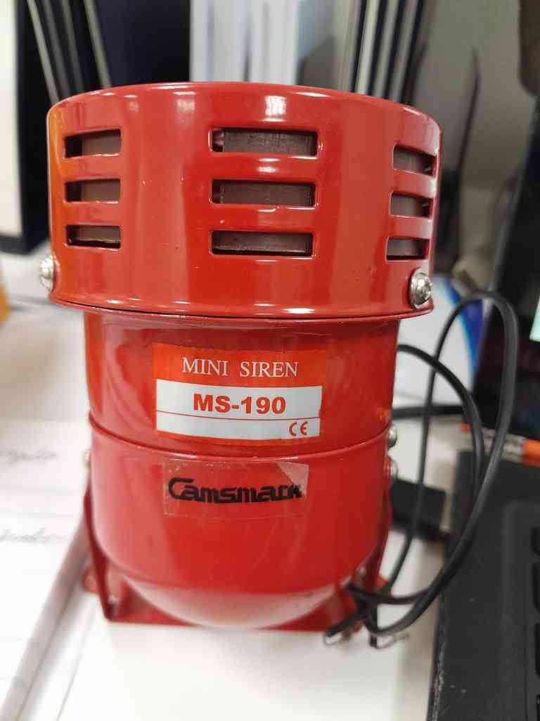SIRENA DE MOTOR MS-190 110VAC